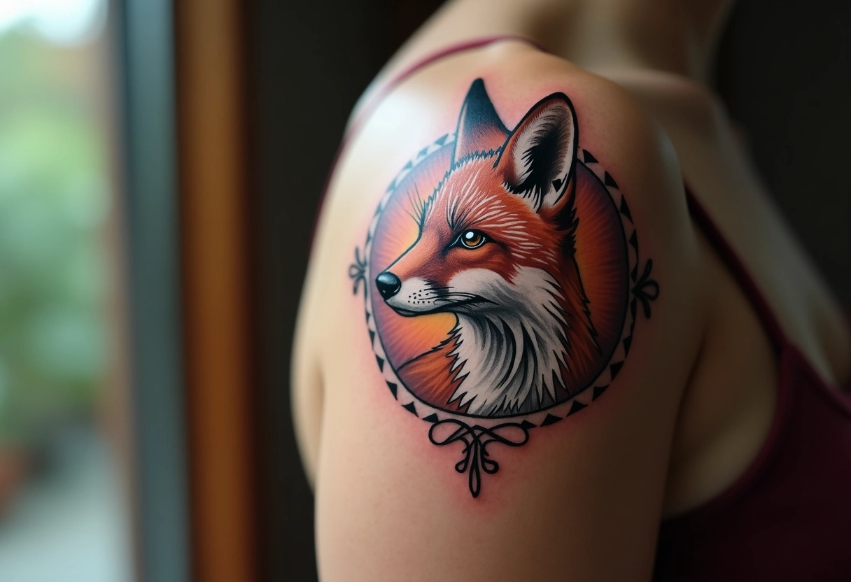 tatouage renard